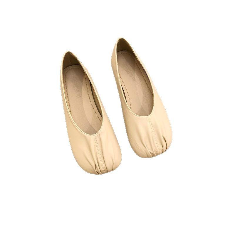 Fashion Hot Selling 2025 Silver Mary Jane Flat Shoes Women's Spring New Sle Hollow out Design Ultrafine Fiber Lined round Toe Flats