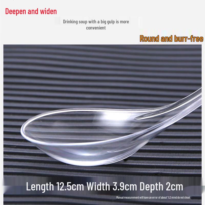 Disposable Clear Plastic Spoons