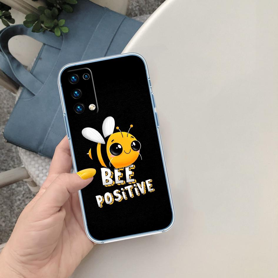 FM5 Art Bees Cartoon Soft Shell Transparent Phone Case for Samsung Galaxy A04 A04S A14 A23 A34 A54 M23 M33 M52 M53