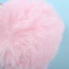 Girls Ornaments for Women's Bags Pompom Keychains Rhinestone Heart Bag Pendant Rhinestone Keyrings