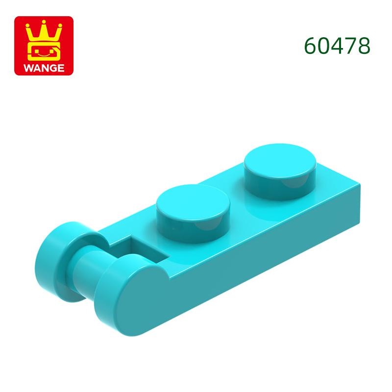 Non-Toxic 208Pcs/Lot 60478 1 X 2 With Bar Handle On End Block Moc Color Accessories Compatible With Curved Brick Diy Toys For Kid