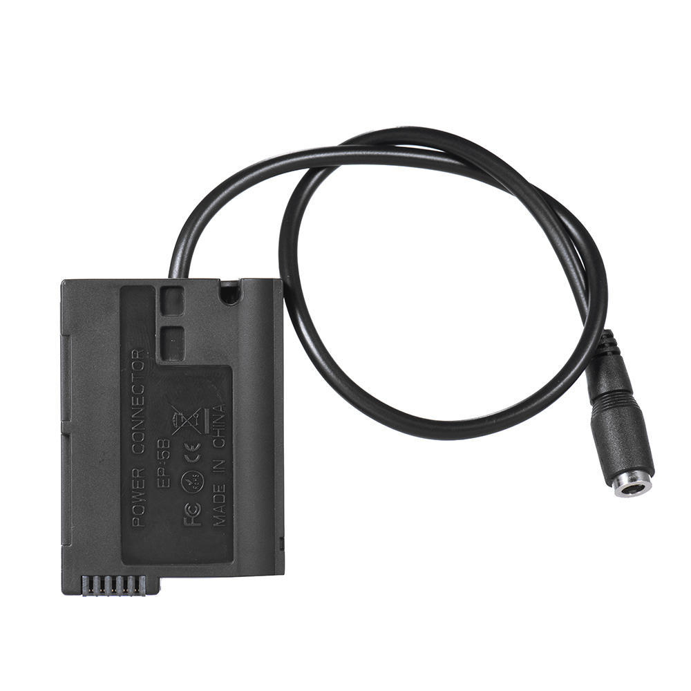 Andoer EN-EL15 Fully Decocded Dummy Battery Pack DC Coupler Connector for Nikon D7200 D500 D810
