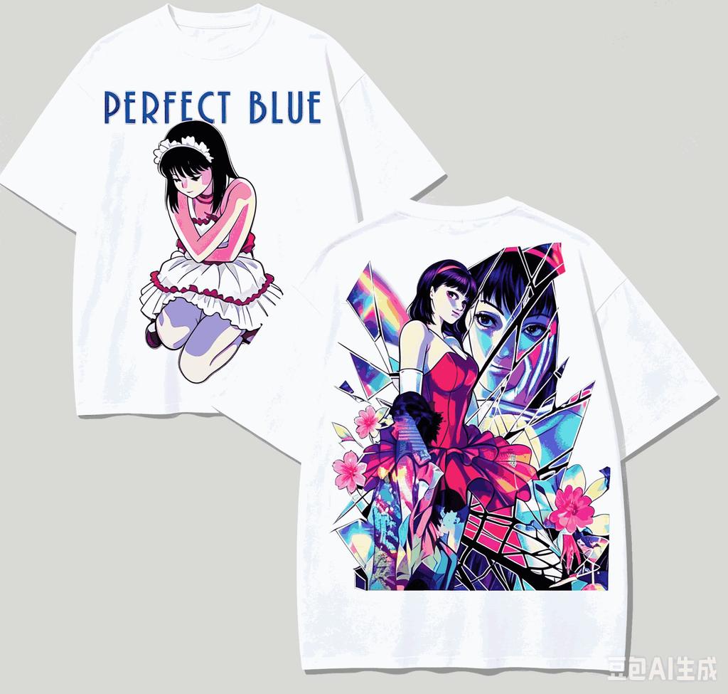 Perfect Blue Anime Lover TShirt Harajuku Cotton NewModel High Street Retro Fashion Oversized Unisex Hot Product Hot Product