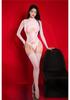 Sexy Women Oil Glossy Shiny Hollow Out Bodysuit Sheer See Through Elastic Open Crotch Yoga Maid Shaping Garter Tight