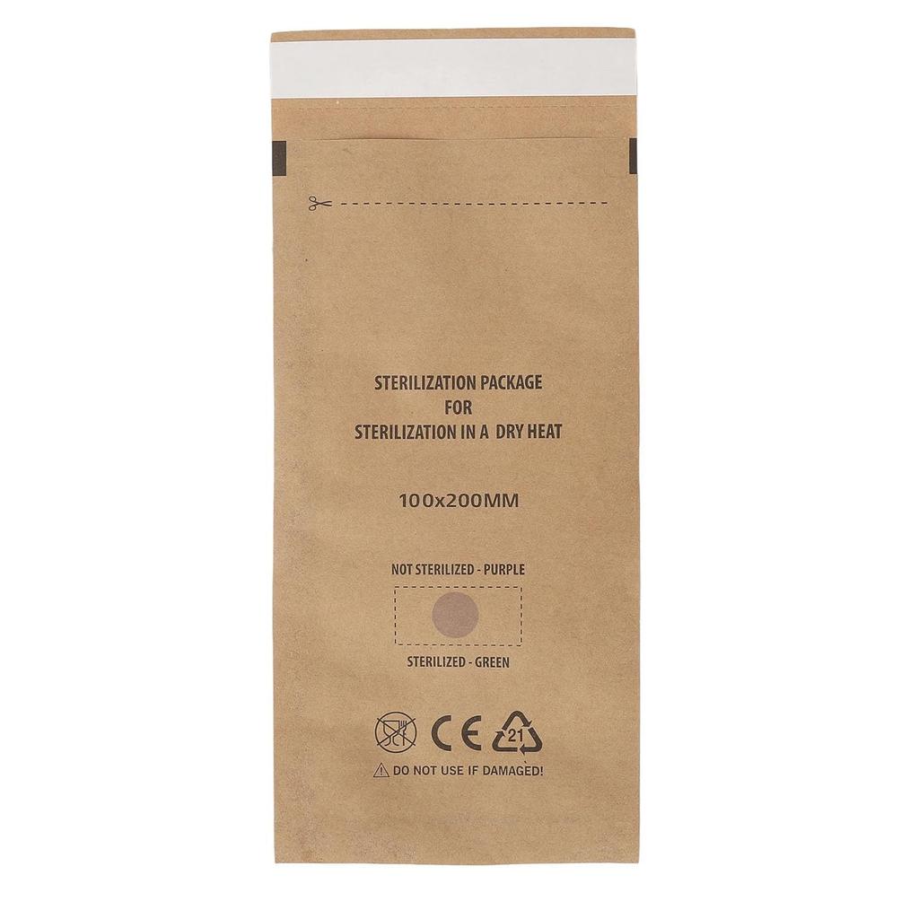 100Pcs Self Sealing Pouch, Disposable Cleansing Bag for Dental, Cosmetic, and Sturdy