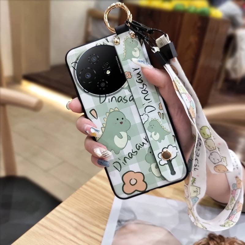 Dirt-resistant Cute Phone Case For TCL 50 Nxtpaper 5G/50Pro Nxtpaper 5G Protective Lanyard Anti-dust Wristband Silicone