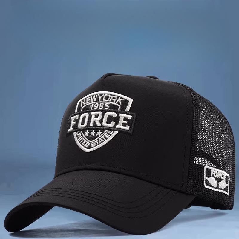 New High Top Hat Men's Summer Sun Protection Baseball Cap Thin Mesh Breathable Baseball Cap Fashionable