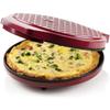 Cztery na pizzę - DOMO - Moja ekspresowa - 1450W - Czerwony - Regulowana temperatura