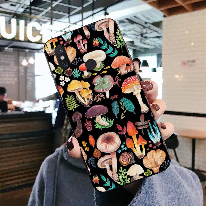 Mushroom Cute  Phone Case for Xiaomi Mi 5 6 8 9 10 Lite Pro SE Mix 2s 3 F1 Max2 3