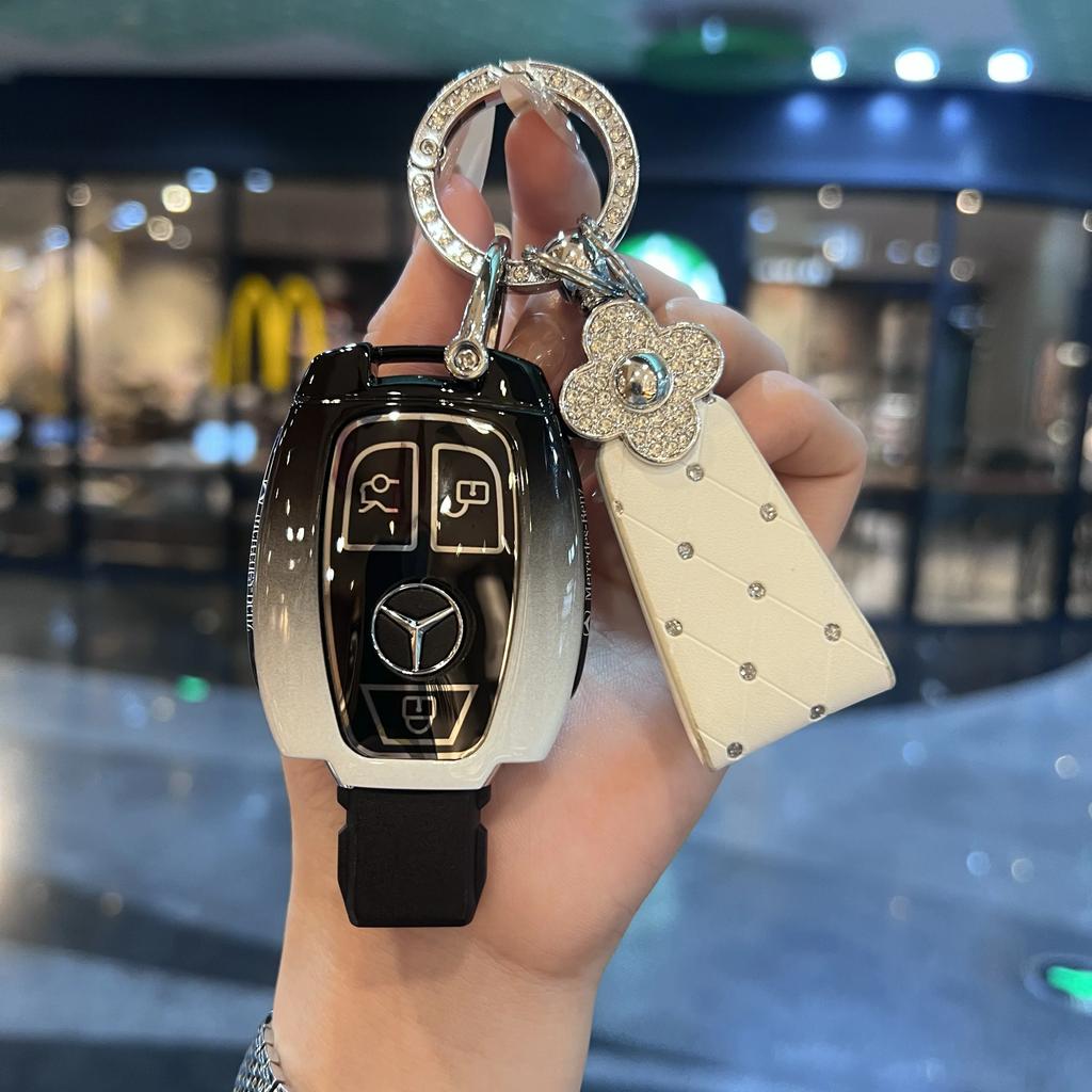 ULA5 Key Fob Cover For Mercedes Benz A B C E S Class W204 W205 W212 W213 W176 GLC MAYBACH Keyless Soft Case