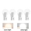 4 Pcs USB Plug Lamp Computer Mobile Power Charging USB Small Book Lamps LED Eye Protection Reading Light Small Round Light Night Light