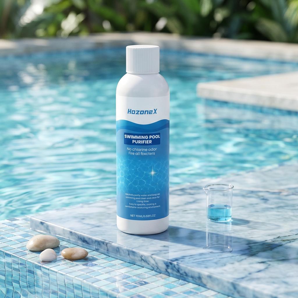 Purificatore per Piscina Mantiene l'Acqua Cristallina & Rimuove l'Opacità Liquido Purificante per Piscine Interrate Fuori Terra