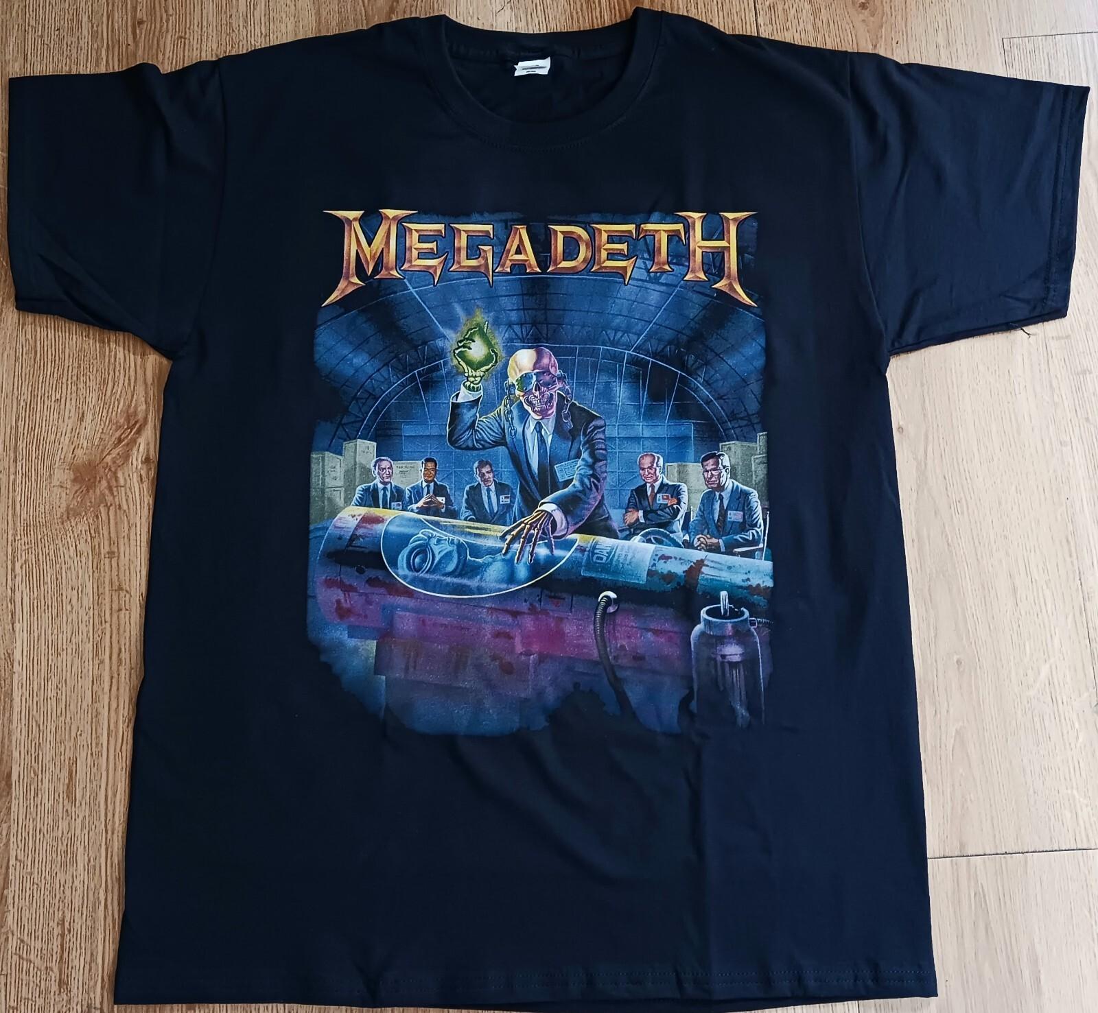 Megadeth Rust In Peace Tour T-Shirt Sizes S to XXL New XXXL