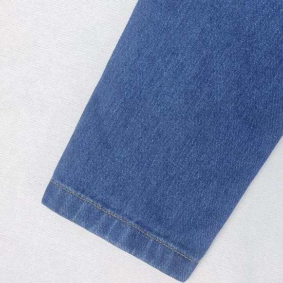 Geacă de blugi de damă cu mâneci lungi, tiv franjurat, geacă de denim elastică, croială slim-fit, cu nasturi, jachetă de blugi scurtă