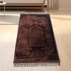 Muslim Hajj Qibla Mat 110*70cm Thickened Prayer Mat Rug Embossed Non Slip Entrance Door Carpet Multifunctional Floor Mat