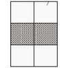 Walk In Shower Screen with Clear Tempered Glass 140 X 195 Cm