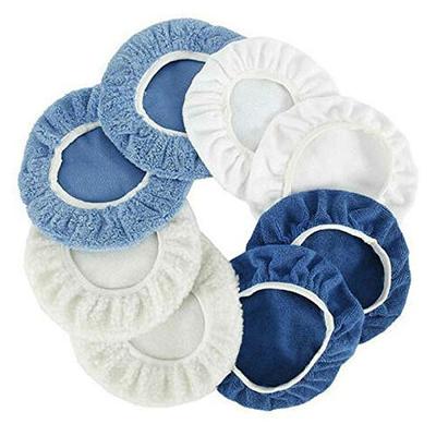 Josenidny 8pcs 9-10" Polishing Bonnet Set Polisher Pad Cover Buffing Tool
