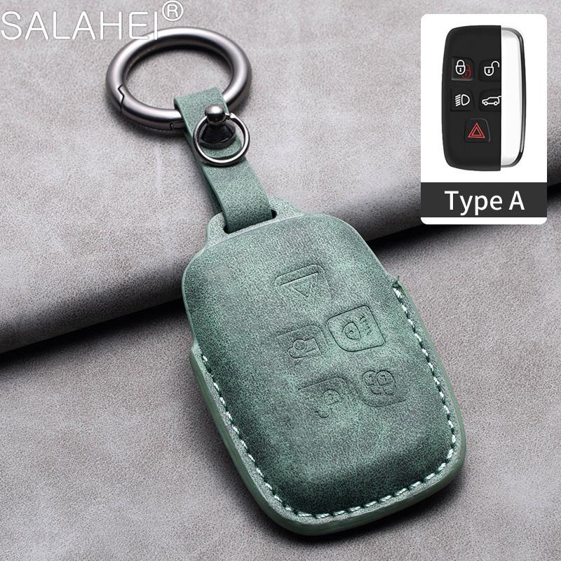 Car Key Case For Land Rover Discovery Range Rover Evoque Velar Sport For Jaguar E-Pace F-Pace F-Type XE XF XJ Inter Accessories
