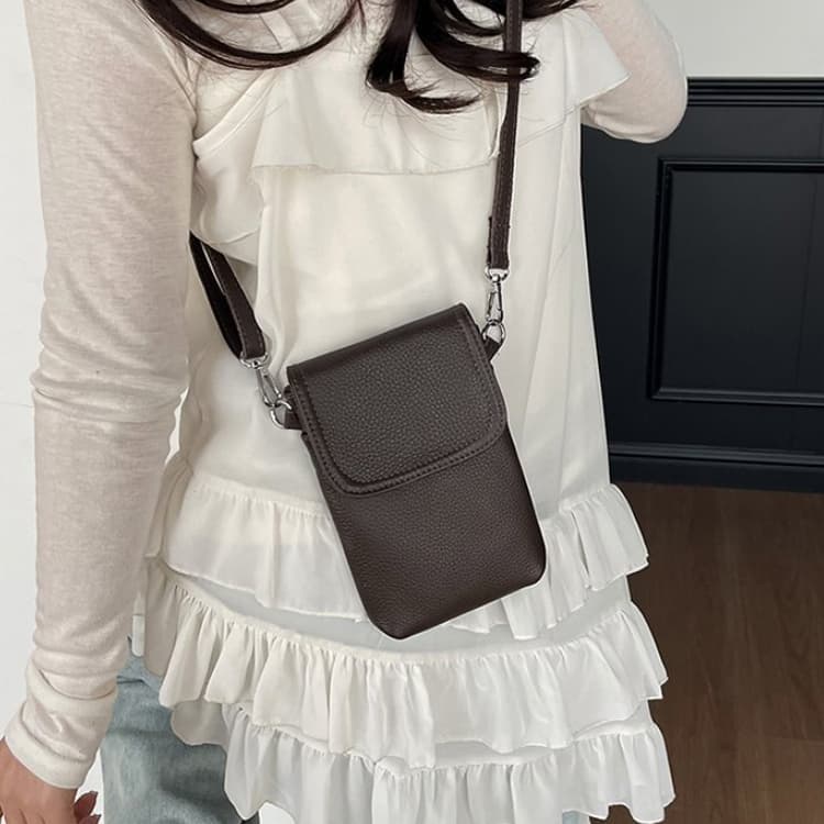 Lychee pattern mini mobile phone bag female messenger bag