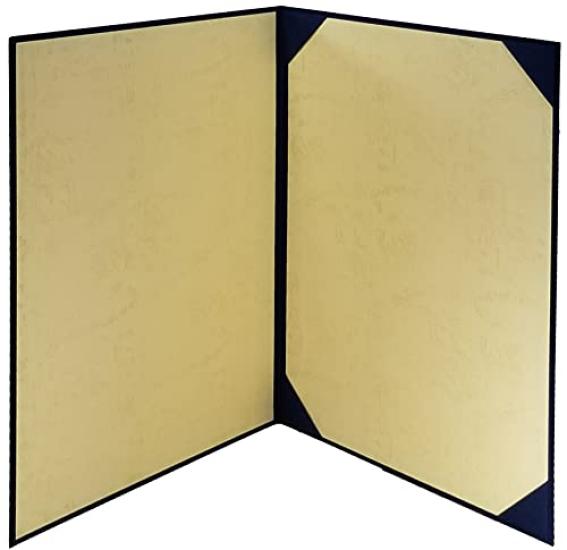 Mino Shokai Certificate Navy for Certificates and File, Cloth, Blue, B4, Awards, 9332-01