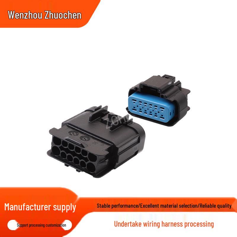 12-Pin Stecker-Buchsen-Steckverbinder-Set für Autos (Männlich Weiblich) 15336034 & 15326939 - 12 Löcher