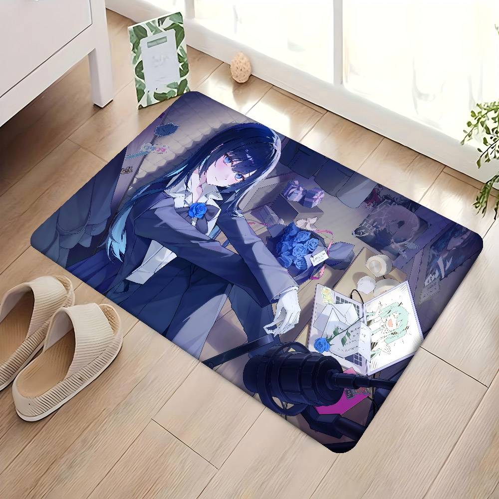 1pc Ado Bathroom Mat Kids Room Bedroom Decoration Balcony Anti-Slip Doormat Living Room Welcome Rug