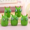 2Pcs Funny Eye Burst Squeezing Toy Green Eyes Caterpillar Pinch Toy Adult Children Fidget Toy Creative Stress Relief Toy