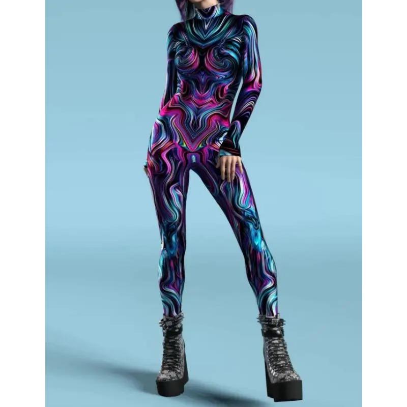 Costum Zentai sexy pentru femei, armură mecanică, salopetă, cosplay, costum robot, pentru petrecerea de Anul Nou de Crăciun, body pentru spectacole