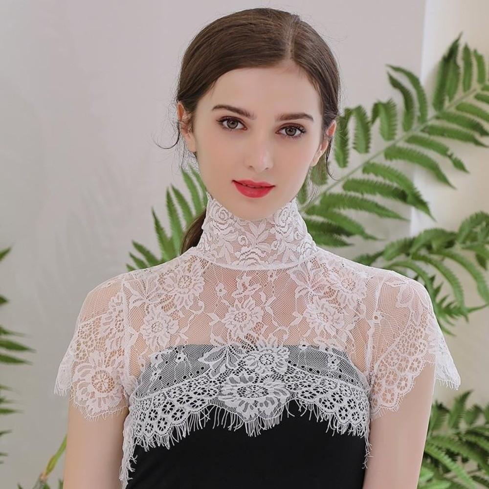 Shawl Wrap Detachable Fake Collar Elegant Removable Collar Beautiful Blouse Lace Collar Sweater