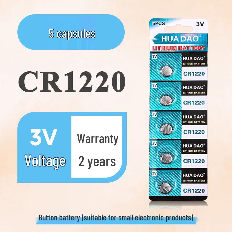 CR2032 Button Batteries: 5-Pack for Electronic Scales and Car Remotes, 3V