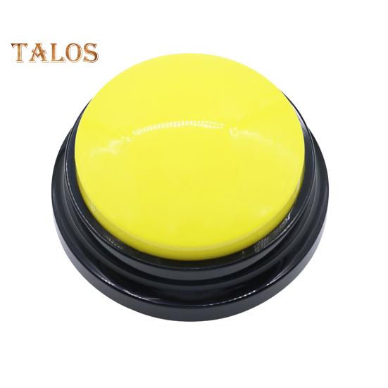 

Кнопка записи голоса Интерактивная кнопка для общения с собаками Обучающий зуммер для домашних животных с 30-секундной записью для собак и кошек жёлтый