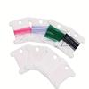 Plastic Embroidery Thread Organizers Set Includes 200 Floss Bobbins And Manual Bobbins Winder for Craft Projects