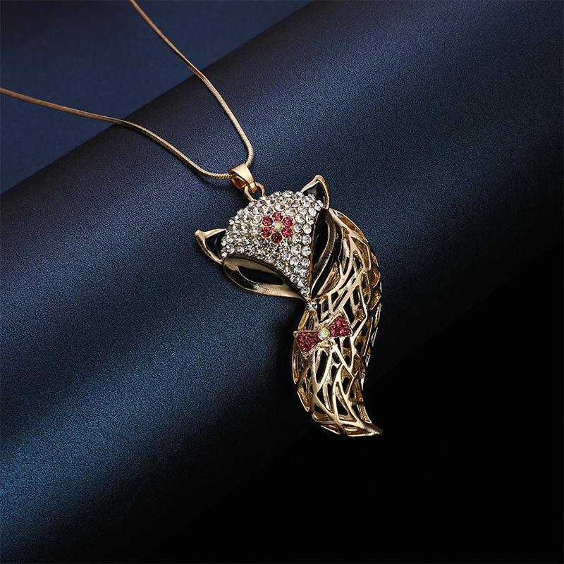 Women's Zodiac Ox Long Sweater Necklace - High-End Fashion Pendant