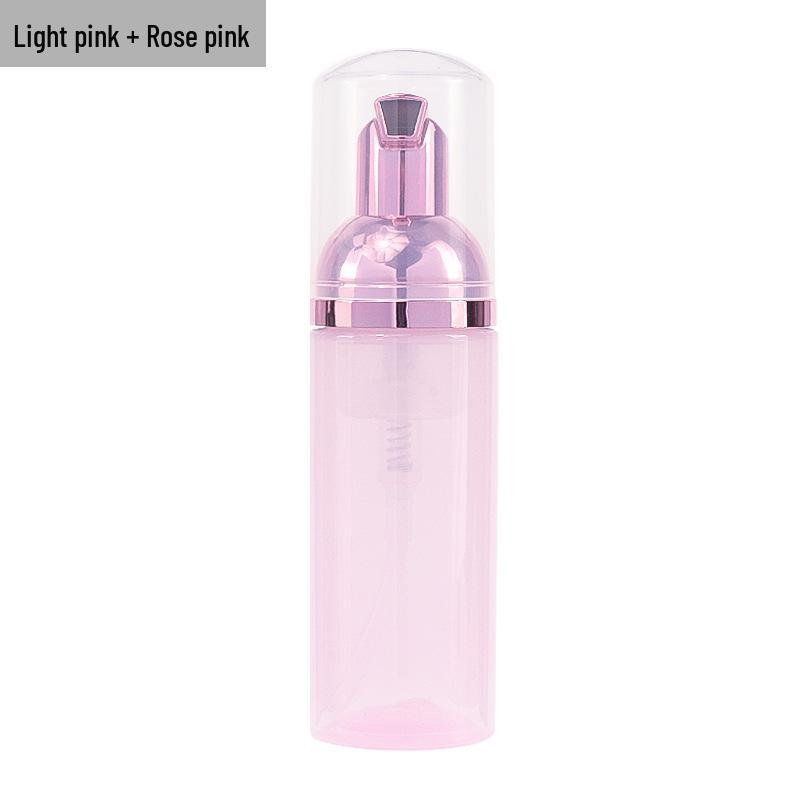 60ml Portable Foaming Face Wash Bottle - Refillable Press-Type Facial Cleanser Mousse Container