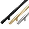 Sleek Cabinet Door Handles In Black Gold And Silver For A Contemporary Look