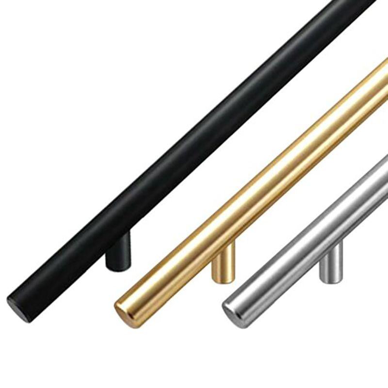 Sleek Cabinet Door Handles In Black Gold And Silver For A Contemporary Look