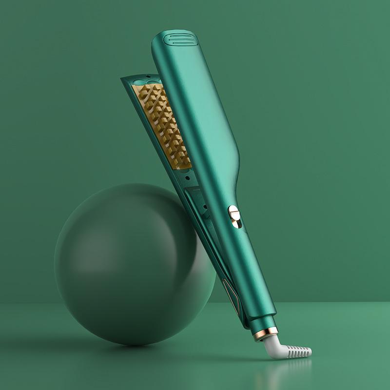 

Corn Silk Curling Iron: Fluffy Root Enhancer with Negative Ion Technology. Fluffy зелений
