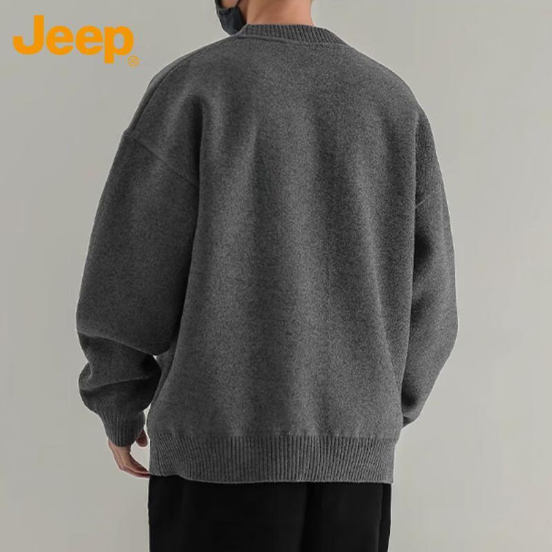Jeep Men's Fleece Lined Knit Sweater