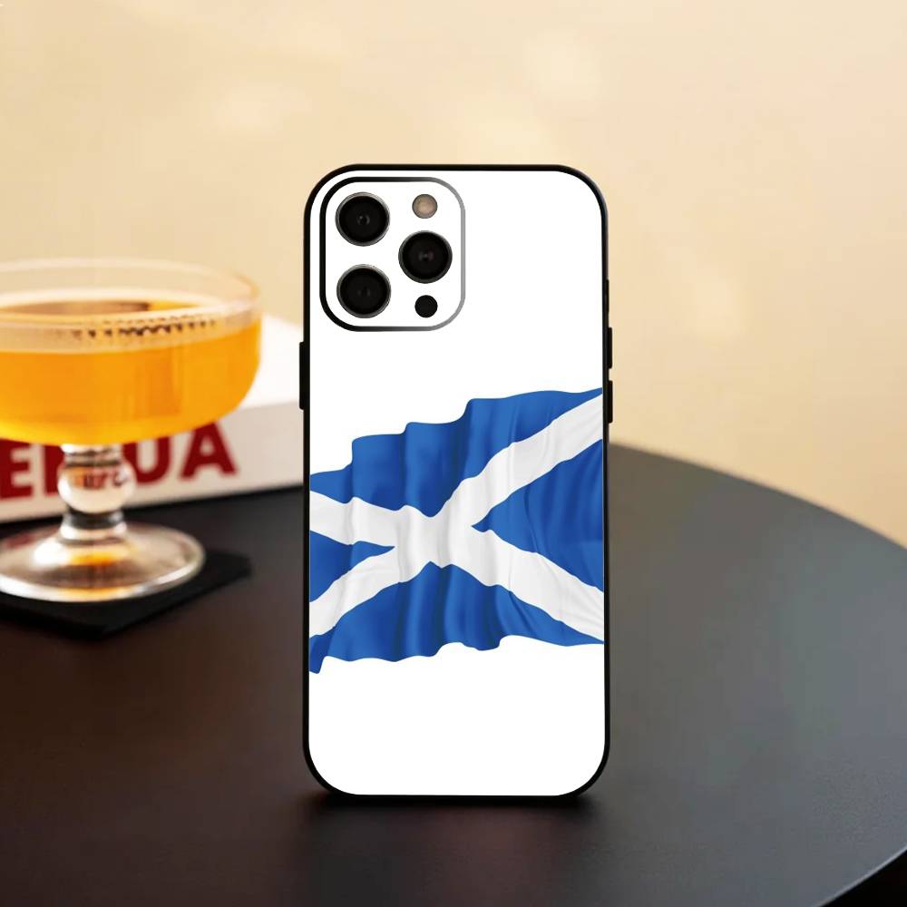 

S-Scotland S-Scottish F-Flag Phone Case Silicone Soft For IPhone 17 16 15 14 13 12 11 X XR Plus Pro Max Plus iPhone16pro