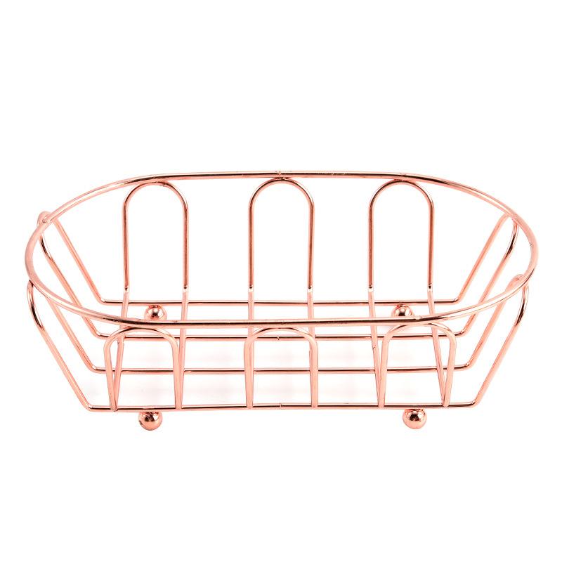 Iron Storage Basket Multi-Purpose Organizer For Accessories,Cosmetics, Vanity, Desk, Photo Props, Shelf Baskets