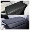 For Tesla Model 3 / Y Matte Carbon Fiber Interior Central Armrest Box Panel Trim