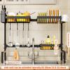 Kitchen Sink Rack, Dish Drying Rack, Adjustable Width Multi-Functional Large-Capacity Kitchen Organizer