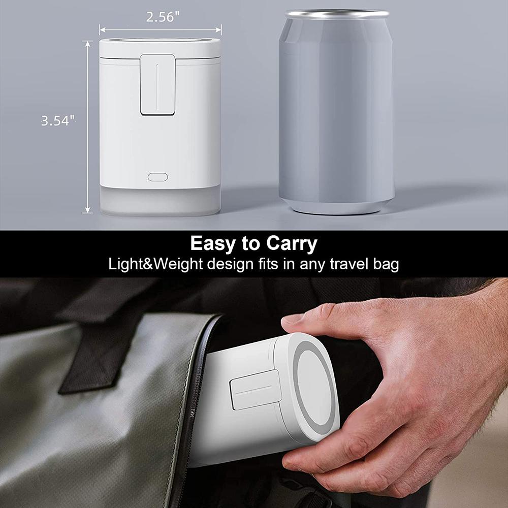 4-in-1 magnetisches kabelloses Ladegerät mit RGB-Licht für iPhone 12/13/14 Pro/Airpods Pro/iwatch. Integrieren Sie kabelloses Laden