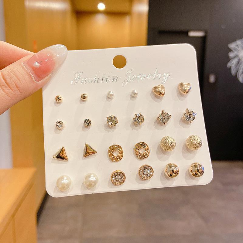 Women's High-End Plain Hoop Earrings: Light Luxury Ear Drops & Studs, Niche Design for Autumn/Winter.