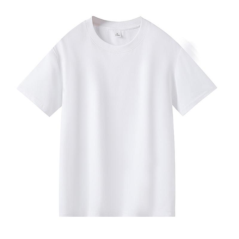 

Летние новые футболки обычного кроя из ткани Sorona 210 г/м² с охлаждающим эффектом для мужчин, дышащий удобный топ, повседневная свободная хип-хоп уличная одежда XXL белый