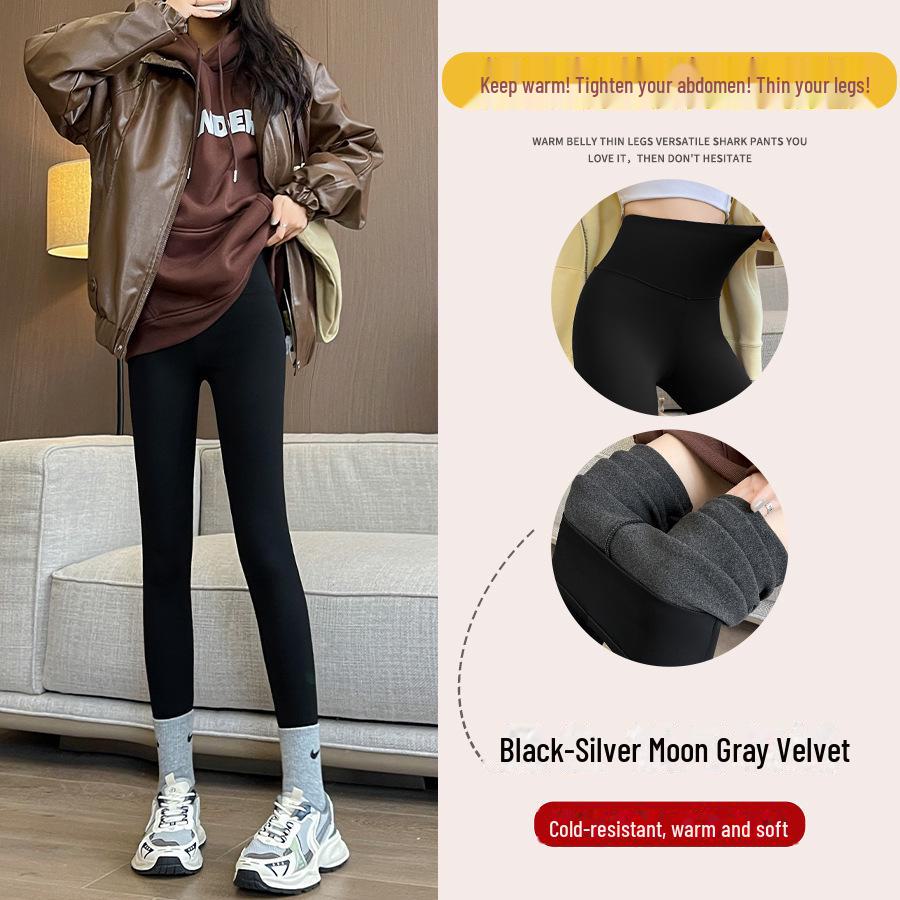 

Женские зимние леггинсы из розового бархата — теплые, плотные, без заниженной линии шага, облегающие M (for 80-105 lbs)