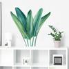 Waterproof Green Plant Potted Wall Sticker Self-adhesive Decoration Mural Wallpaper  Dormitory