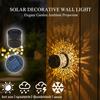 1/2/4PCS Solar-Powered Peony Lantern Light Wall Lamp Outdoor Garden Patio Walkway Decorations Lighting for Garden Decor