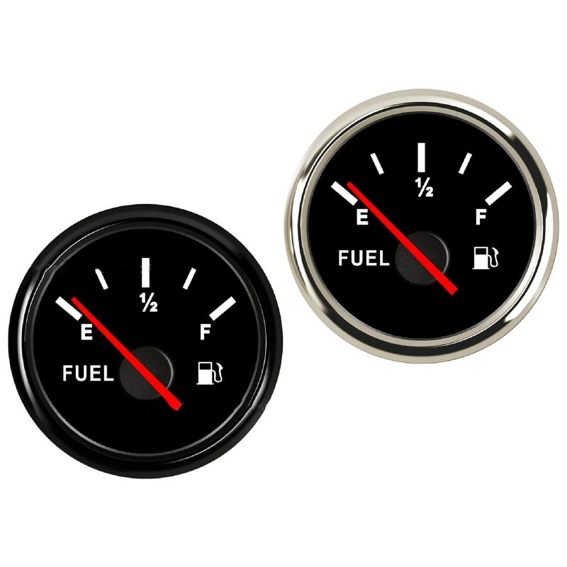 52mm Marine Boat Car Truck Fuel Oil Gas for Tank Level Gauge Meter Waterproof 9-