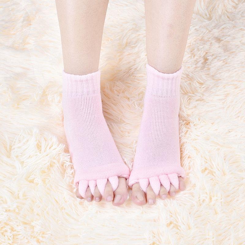 Fashionable Five Finger Toe Socks For Women With Breathable Cotton And Massage Benefits